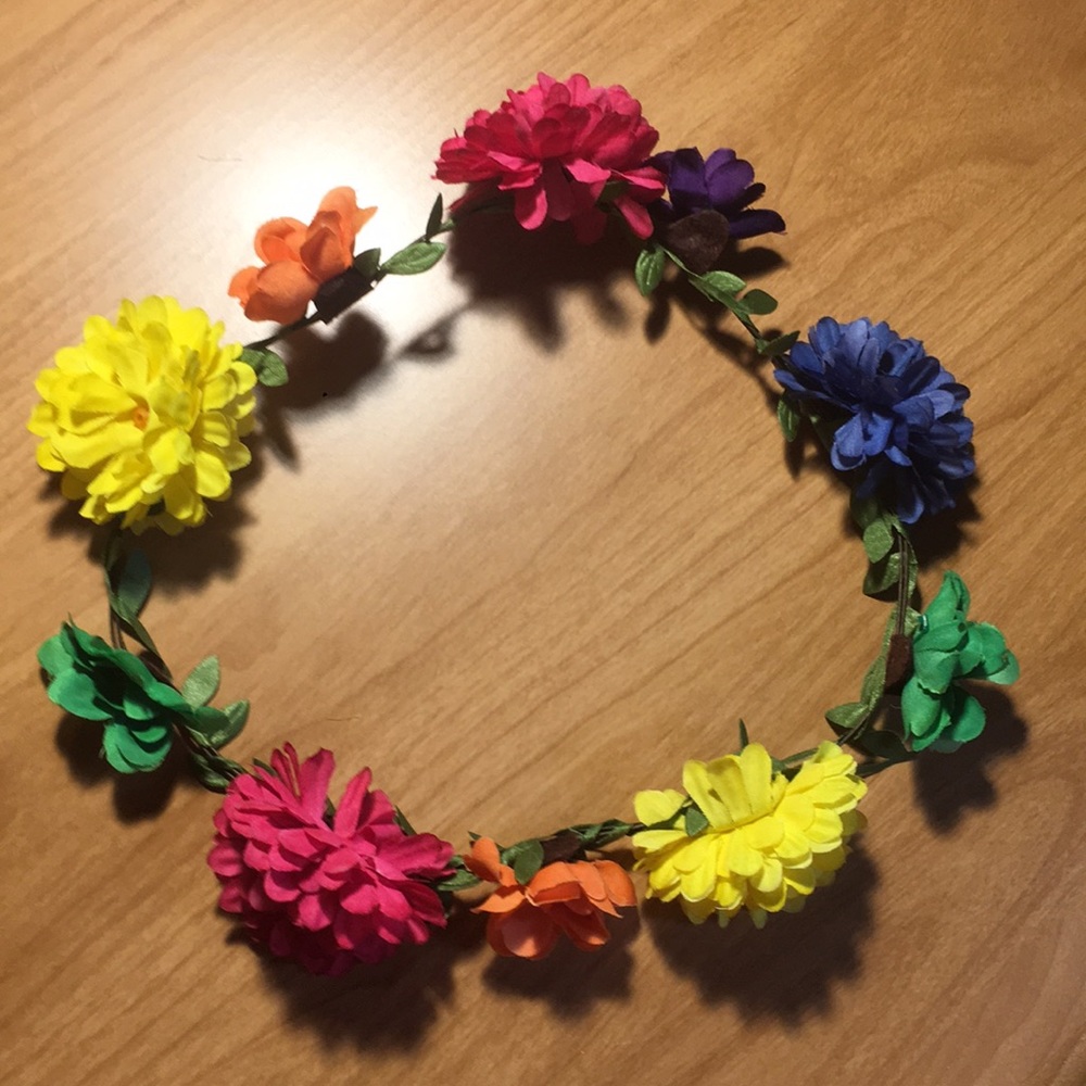Hippie flower crown